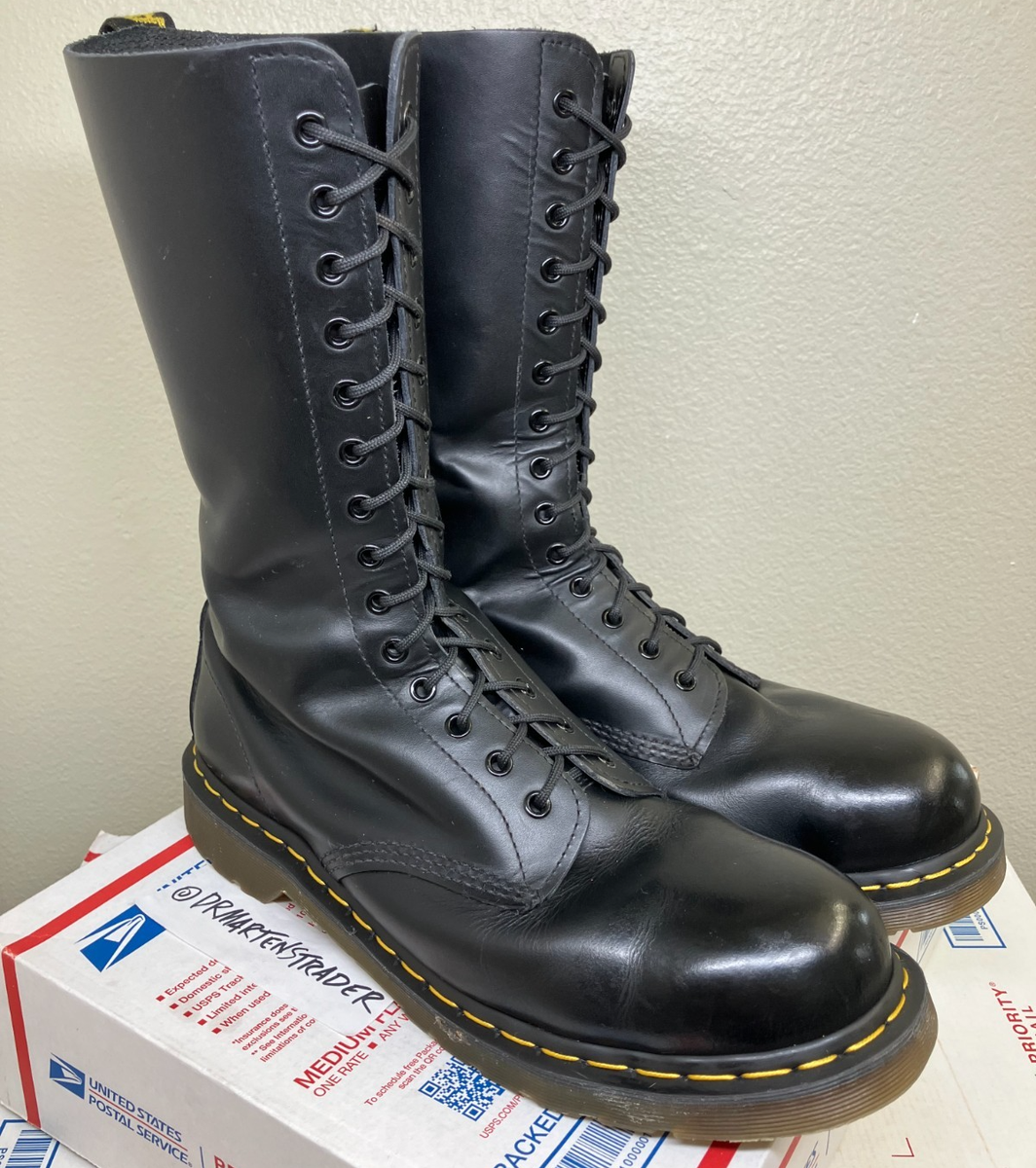 Martens Steel Toe US boots 14-eye 1940 shoes airwair crust punk oi  1919