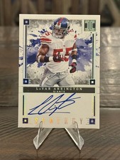 2025 Impeccable Synergy LaVar Arrington On-Card Auto 10/50 Giants