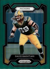 2023 Panini Prizm #108 David Bakhtiari Green