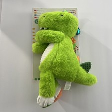 NWT Baby Sensory Plush Dinosaur Snuggables Toy w Rattle Crinkle Tags 0 Months