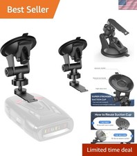Durable Dashboard Suction Cup Mount for Whistler Radar - 0.09 Kg Lightweight