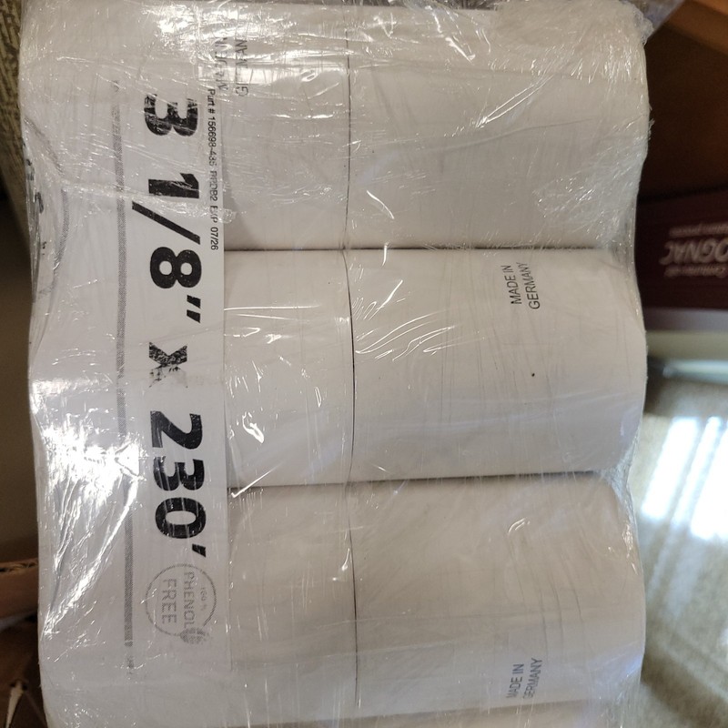 3 1/8 x 230' receipt paper-7 rolls