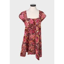 Ann Taylor LOFT Womens Size 10 Pink Paisley Dress
