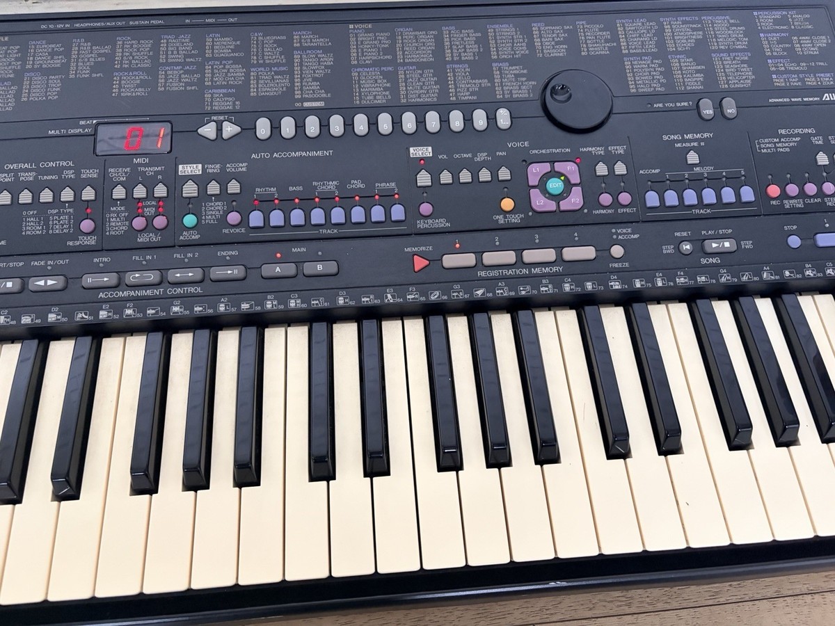 Yamaha PSR-510 61鍵盤キーボード Yamaha PSR-510 61-Key MIDI