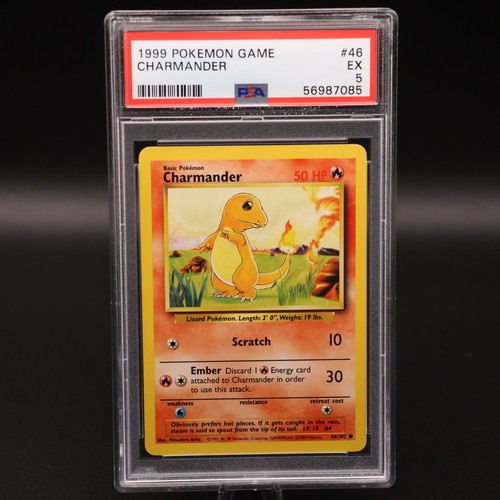 Charmander graded PSA 5 for sale on eBay