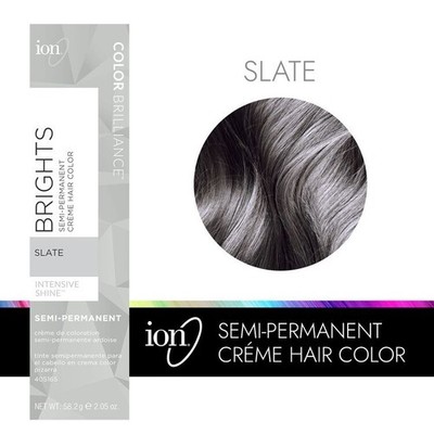 Ion Color Brilliance Brights Semi-Permanent Creme Hair Color 2.05 oz Slate