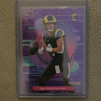 Topps 2025 Finest Football Matthew Stafford Rams Finest Performance #139 45/200