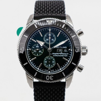 2026 Breitling Superocean Heritage Chronograph 44 Green Black A13313121L1S1