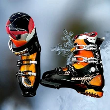 Men's Salomon Mission RS 10 Ski Boots Mondo Size 27/27.5/318mm