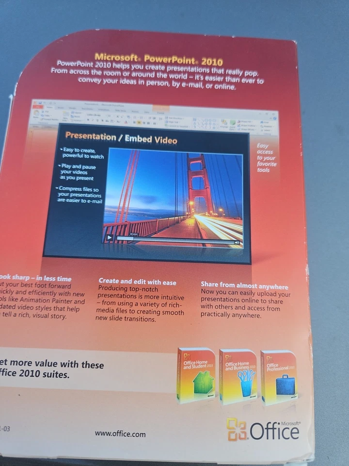 PowerPoint 2010, EN Microsoft 079-05186 - Image 4 of 4