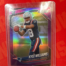 2025 Panini Prizm Kyle Williams Rookie Purple Prizm /225 Patriots #336