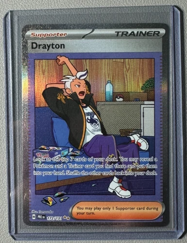 Drayton 172/131 Sv: Prismatic Evolutions Special Illustration Rare Trainer