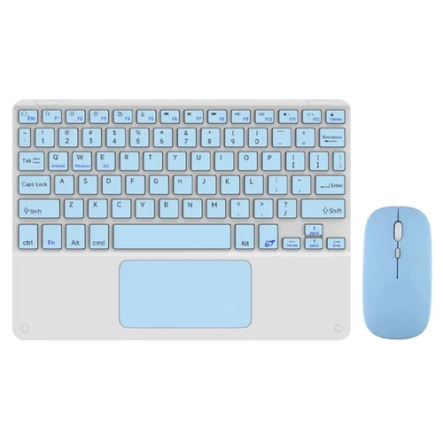 1X(10Inches Touchpad Bluetooth Keyboard and  Mouse Combo Kit for Mobile8203