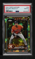 2024 Topps Chrome Sapphire Edition Gold /50 Michael Brantley PSA 10 GEM MT 3hd