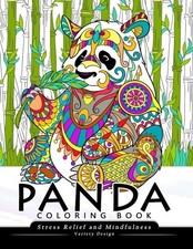 PANDA COLORING BOOK: STRESS-RELIEF COLORING BOOK FOR By Balloon Publishing NEW 