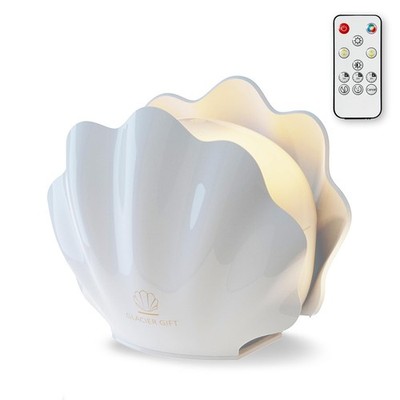 Essential Oil Diffuser 260ML Shell Aroma Diffuser Remote Control 7 Colors