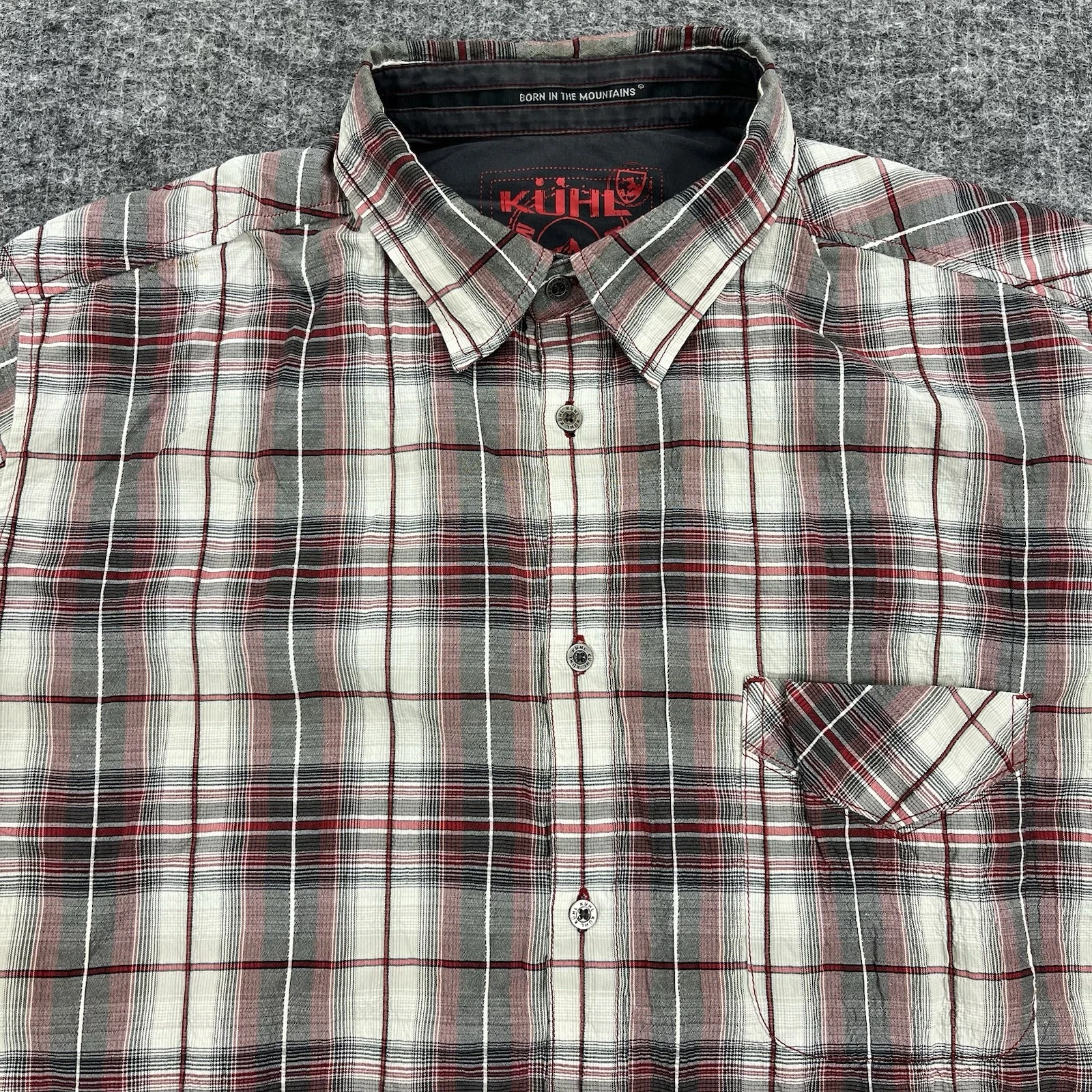 Kuhl Shirt Mens Extra Large XL Button Up Hiking Fishing Camping