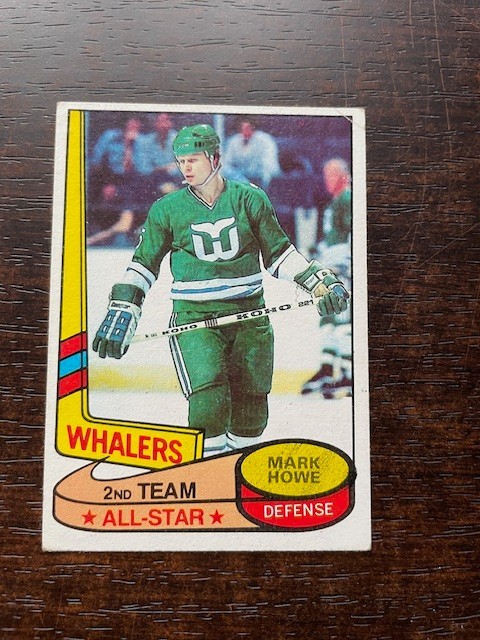 1980-81 Topps hockey #91 Mark Howe Second Team All-Star NRMT