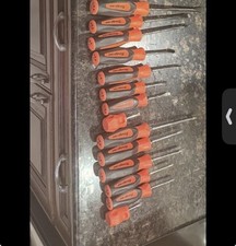 Snap On USA 12pc Screwdriver Set Orange SGDX60BO, SGDX120BO NOS, *Tools