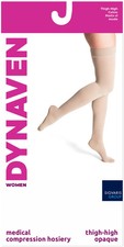 971NLLW66 Sigvaris Dynaven 971 Women's Thigh Highs w/Grip Top 15-20 mmHg