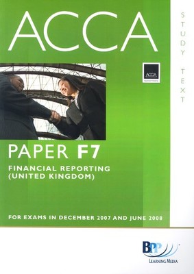 Acca New Syllabus - F7 Financial Repor