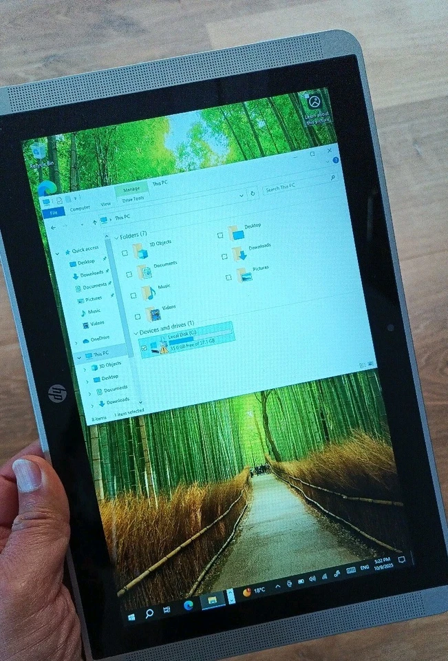 HP x2 Staccabile Notebook Laptop/Tablet ATOM TOUCHSCREEN 1.44GHz 10.1" Win10 Pro - Immagine 2 di 4