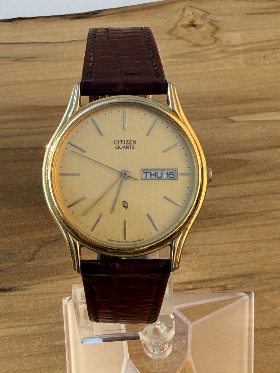 Premium 90s Dress Watch Set Citizen Day-Date Pulsar Tank Quartz | eBay