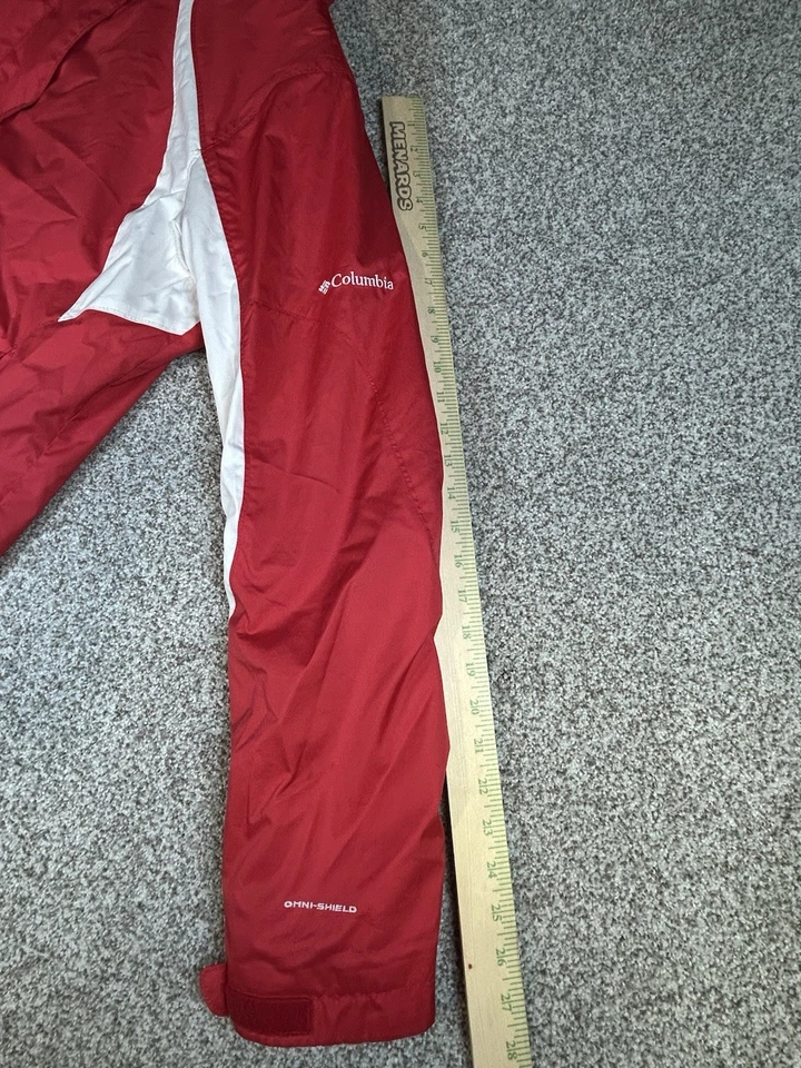 COLUMBIA Chaqueta Mujer XL XLarge Rojo Abrigo Esquí Impermeable Aislado Omni Escudo Foto 4 de 4