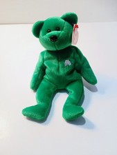 TY 1997 The Beanie Babies Collection Erin Clover Irish St Patricks Day Retired