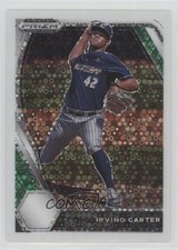 2021 Panini Prizm Draft Picks White Donut Circle 33/50 Irving Carter #PDP152 2o7