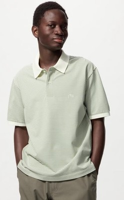 Uniqlo X JW Anderson DRY Pique Polo Shirt | Striped Size S