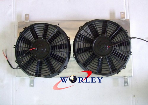 Aluminum Shroud&Fans FOR MAZDA MIATA MX5 MX-5 MX 5 NA 1990-1997 91 92 93 94 95 - Picture 3 of 5