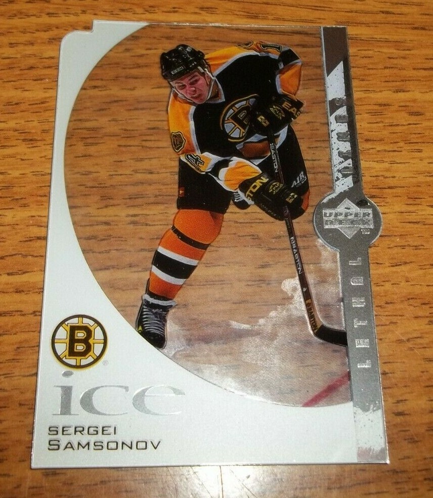 1997-98 Upper Deck Ice Lethal Lines Sergei Samsonov #L6-A