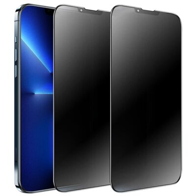 2 Protector De Pantalla Privacidad Cristal Para iPhone 13 Pro Max 6.7'' Antiespía