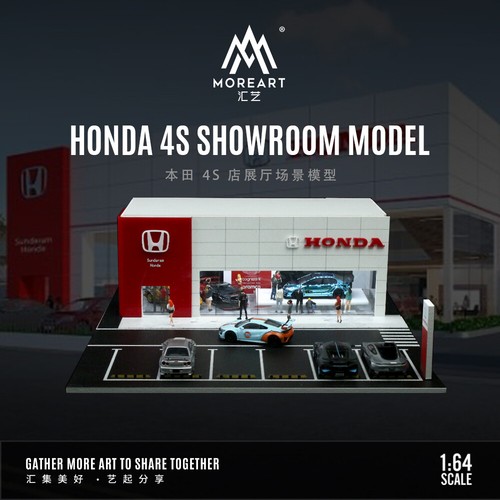 Diorama Escala 1:64 Coche Showroom Modelos Iluminación LED Garaje Edificios Escena Modelo - Imagen 86 de 95