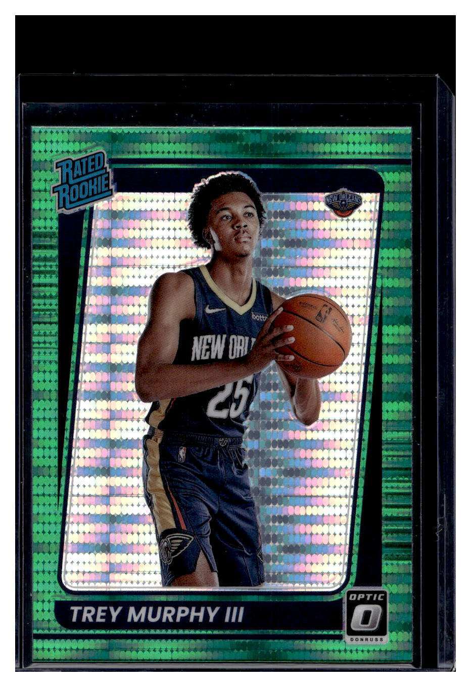 2021-22 Panini Donruss Optic Green Pulsar Prizm #178 Trey Murphy III RC (C)