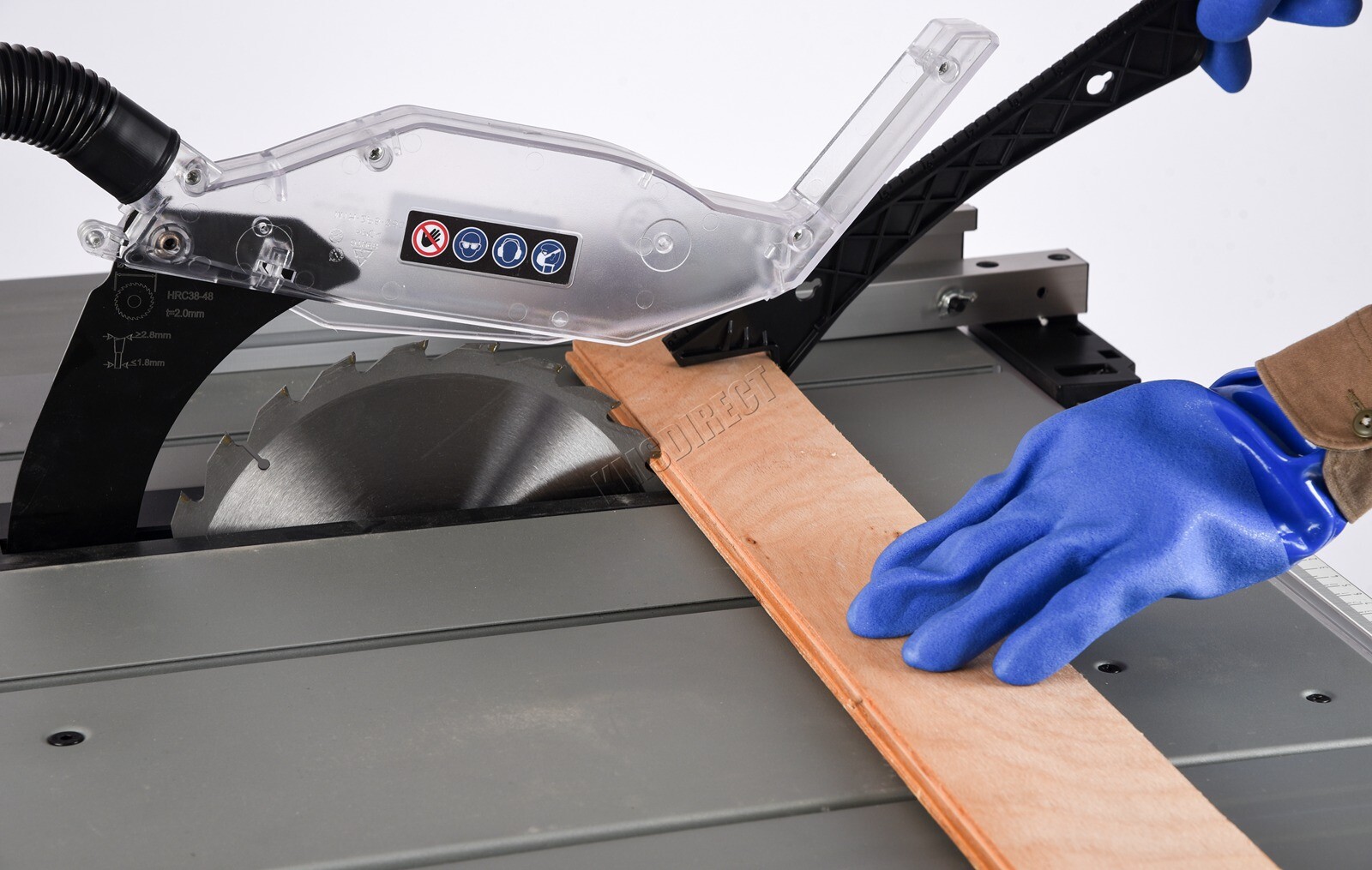 SwitZer Table Saw 10" Inch Bench Table 165mm side extensions 1800W TS01 Grey eBay