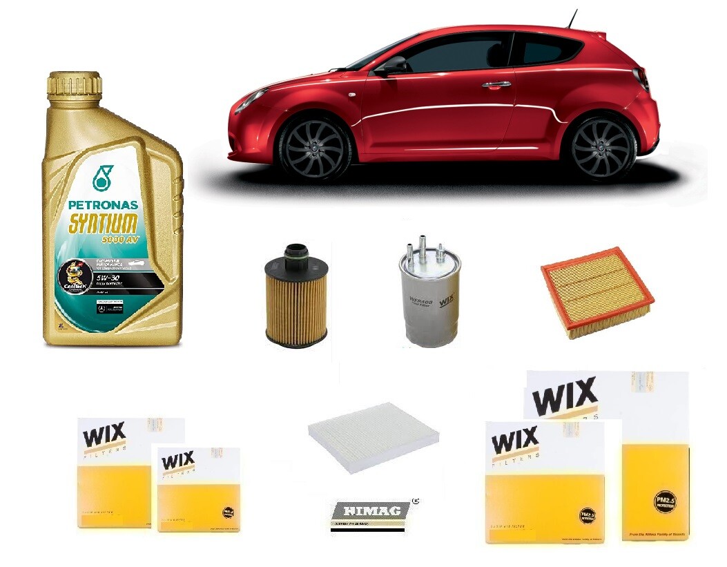 Inspektionskit Filter Öl Kerzen Peugeot 308 1.6 16V 88KW 120CV Von 2009