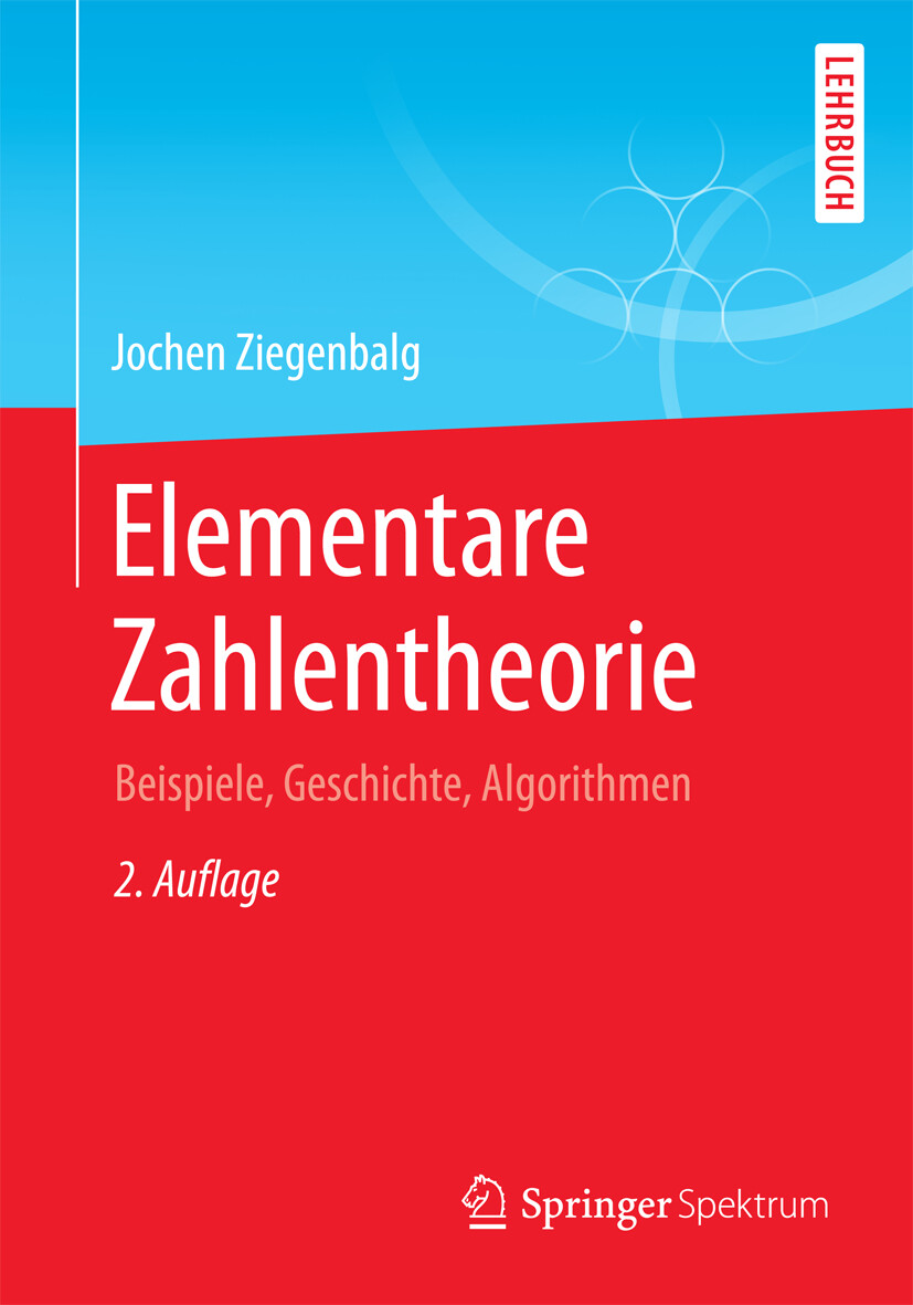 Jochen Ziegenbalg / Elementare Zahlentheorie