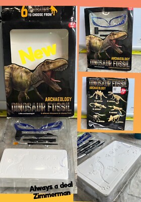 Little Archeologist Dinosaur Dig Fossil Set STEGOSAURUS kids discovery toys tool