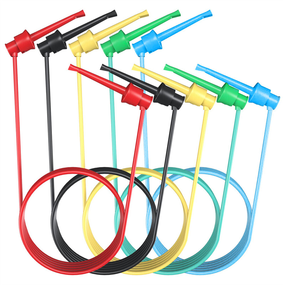 Test Hook to Test Hook Test Cables Dual Ended Test Hook Wire Cable Test Leads