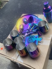 CB2 & Urban Outfitters Iridescent Kitchenware - Bar Items, Stemless Goblets, Etc