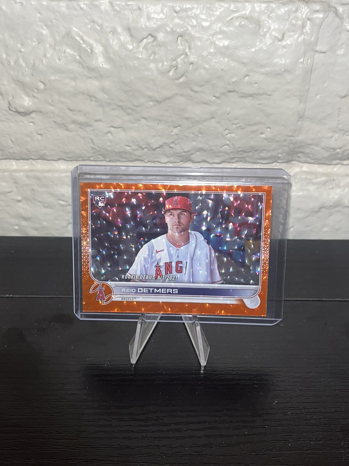 Reid Detmers 2022 Topps Update Rookie Debut RC Orange Foil /299 US62