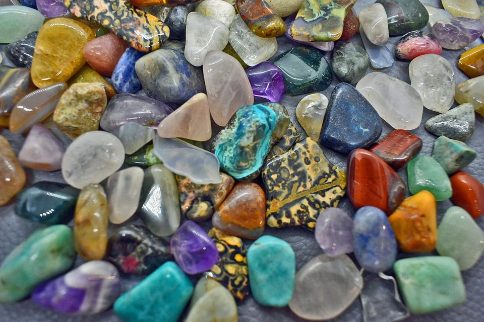 500 Gramm geschliffene Edelsteine / Halbedelsteine  10-25 mm (GP: 35,90€ = 1 kg) - Bild 3 von 4