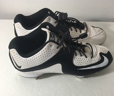 Nike MVP Strike 2 Men's bsbl Metal Baseball Cleats Black/White Size US Men's 7.5