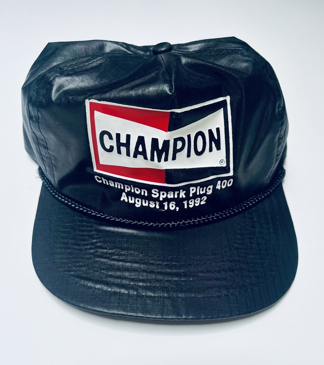 Vintage Champion Spark Plug 400 Aug 16, 1992 Michigan Speedway Nascar Event  Hat