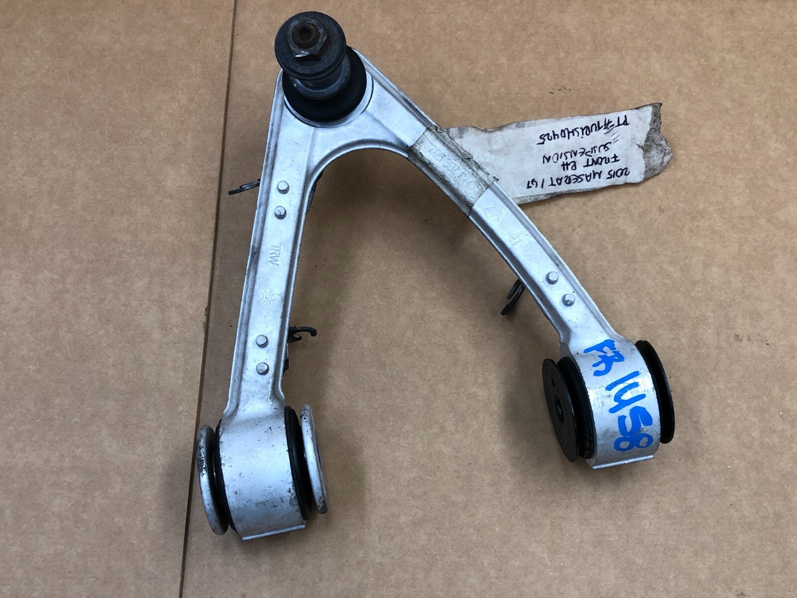 13 14 Maserati Granturismo M145 Front Right Pass Upper Control Arm RWD 1458 OEM