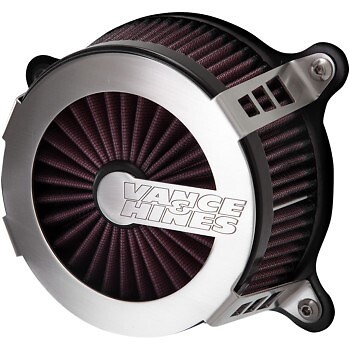 VANCE & HINES 70369 Brushed Stainless VO2 Cage Fighter Air Cleaner for Sportster - Picture 1 of 1