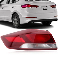 Tail Light Lamp Left Driver Outer Brake w/bulb For Hyundai Elantra 2017-2018 USA