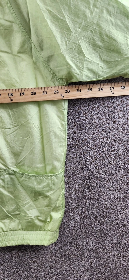 Винтажная зеленая нейлоновая куртка Tudor Court от Haband с застежкой спереди женская размер L - Изображение 4 из 4
